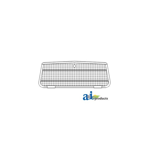 Grille, Upper Assembly 6" x2" x14"